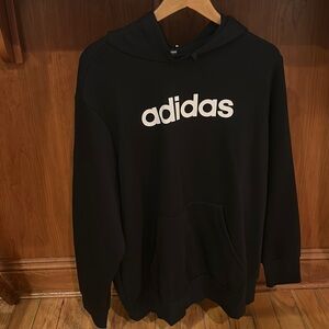 ADIDAS Black Hoodie, Size 2X